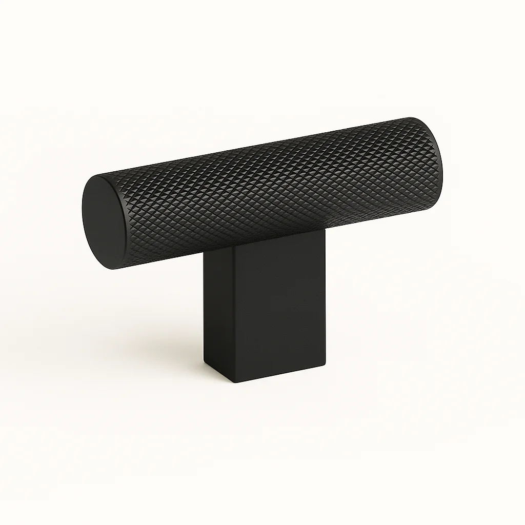 Buton Mobila Slim C Negru Mat